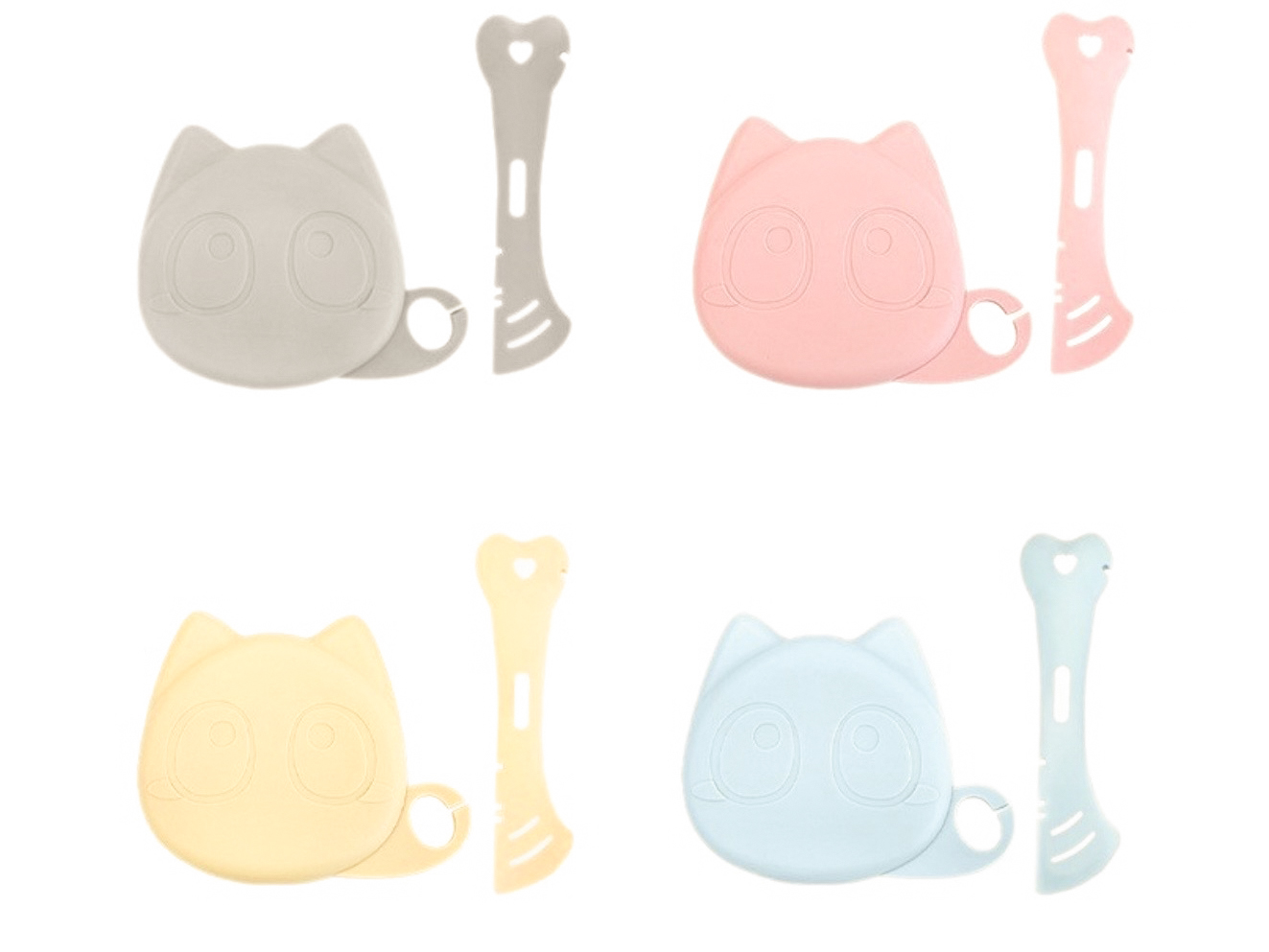 UKIUKI silicone cat can lid 4 colors